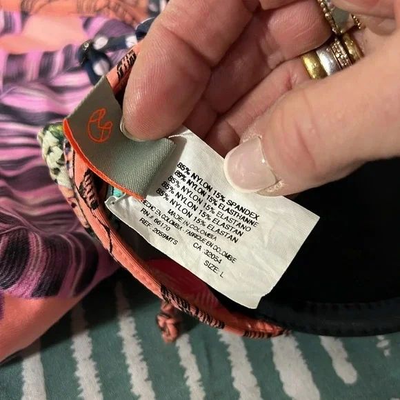 Maaji Two Piece Reversible Bikini Size Large - Picture 2 of 5